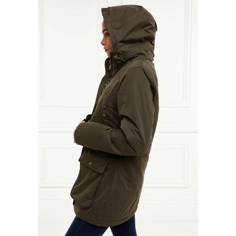 Holland Cooper Stamford Country Coat - Khaki-4